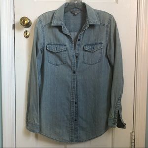Chambray button down shirt